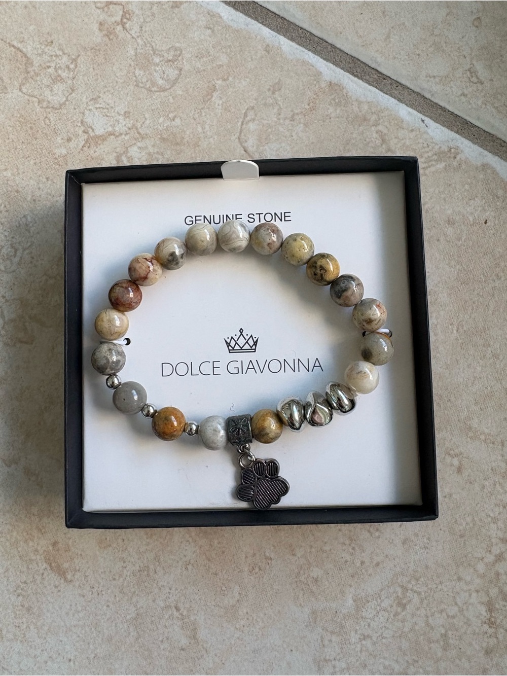 Multicolor Genuine Stone Beaded Bracelet